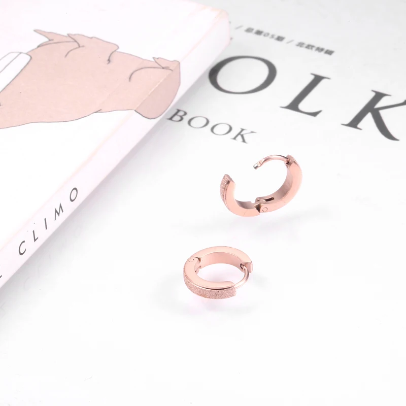 Серьги кольца женские из полированной нержавеющей стали 2 Х9 мм|fashion hoop earrings|hoop