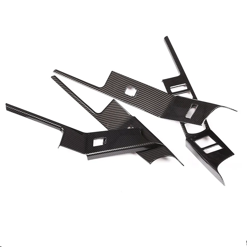 4 шт. углеродного волокна ABS хромированный для Ленд Ровер Range Rover велар (Land 2017 2018