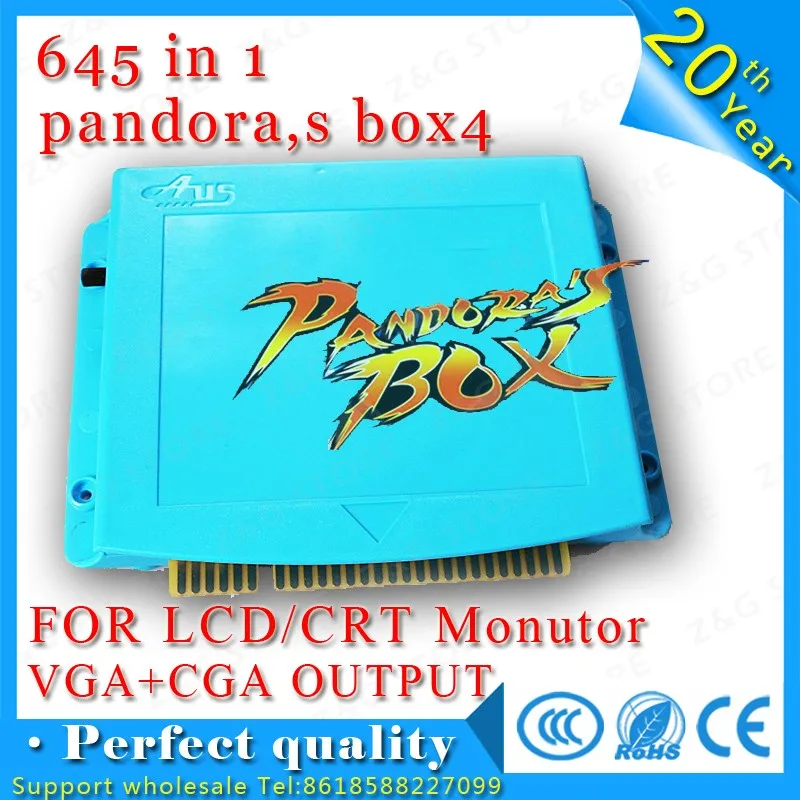 Pandora x b4 VGA/CGA выход для LCD/CRT 645 в 1 комплект деталей аркадных игр видео-Аркада jamma