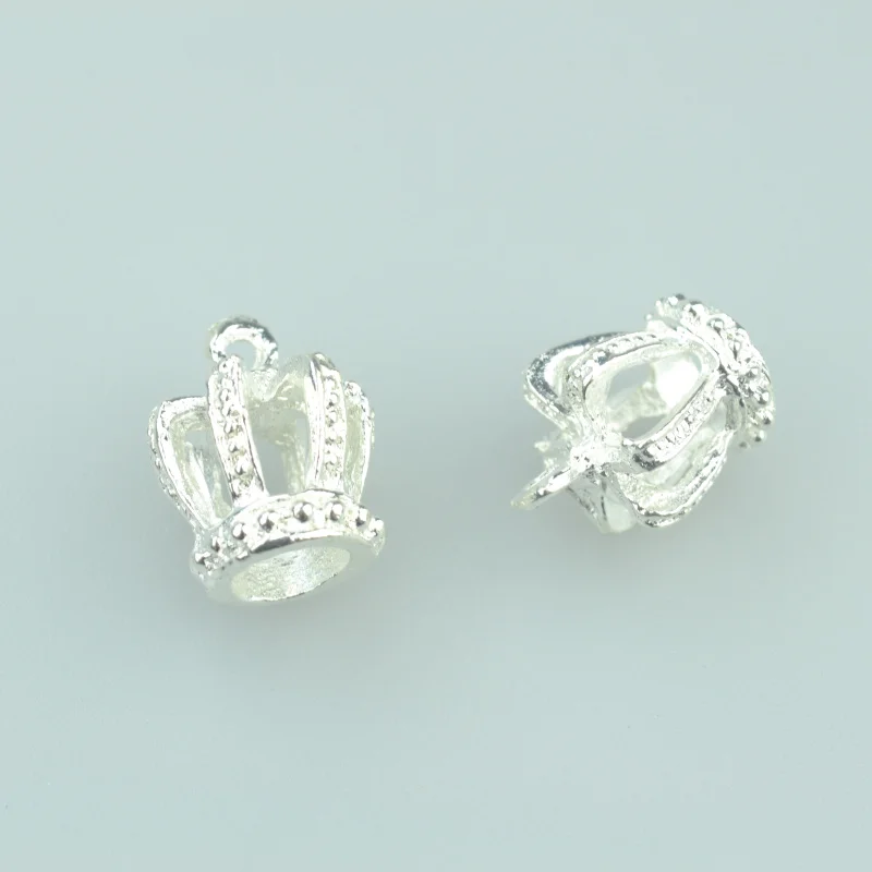 10 шт. подвески в виде короны яркого серебра для цепочек браслетов сделай сам