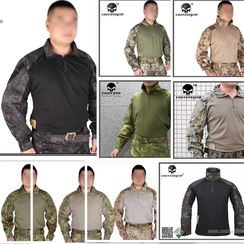 Боевая рубашка Emerson BDU военная армейская для страйкбола EM8567 EM8595 EM8596 EM8586 EM8593B EM8594 |