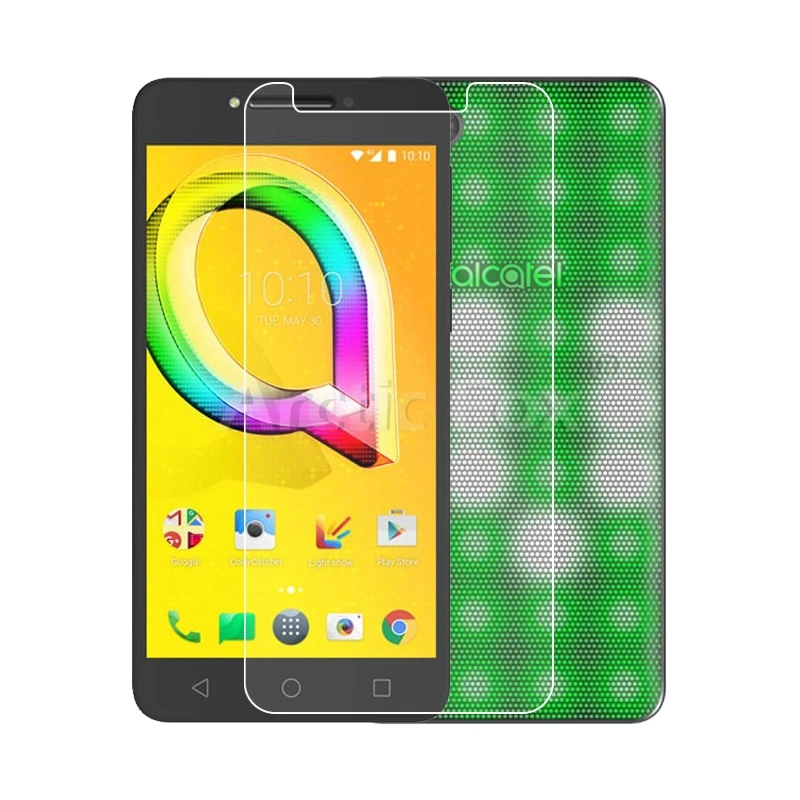 5 шт./лот закаленное Стекло для alcatel A5 светодиодный Экран протектор Защитная