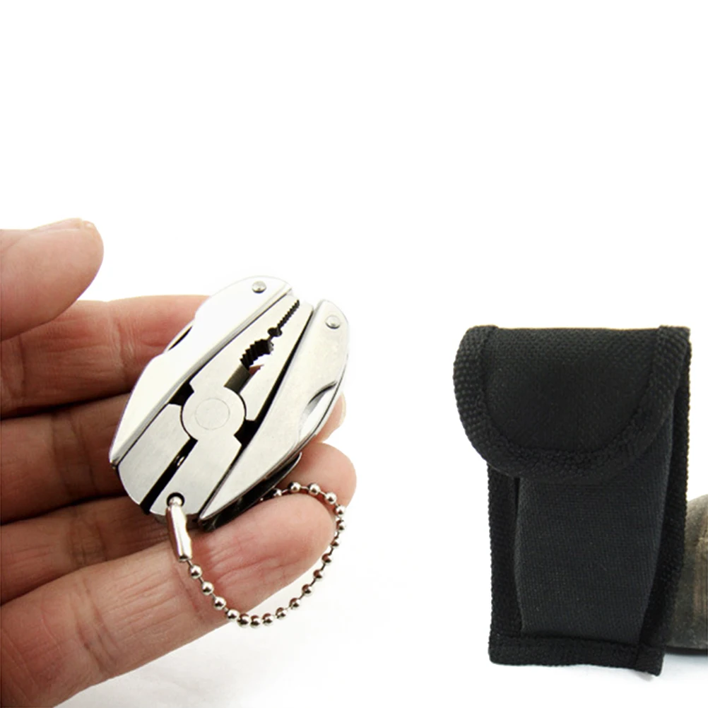 Мини многофункциональные плоскогубцы из нержавеющей стали гаечный ключ пила нож