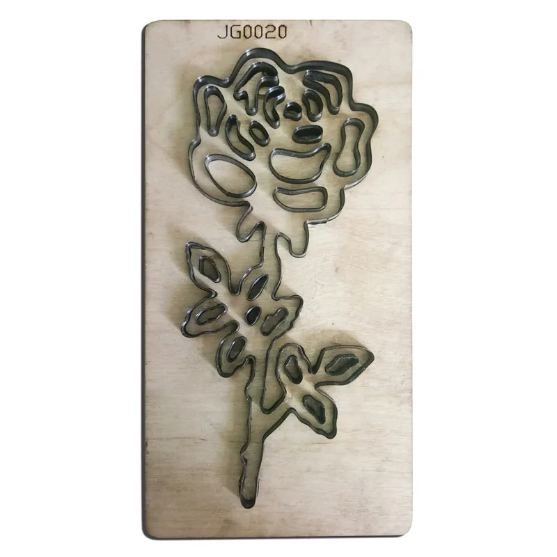 Горячая Роза цветок границы DIY деревянная форма ремесло резки штампы для