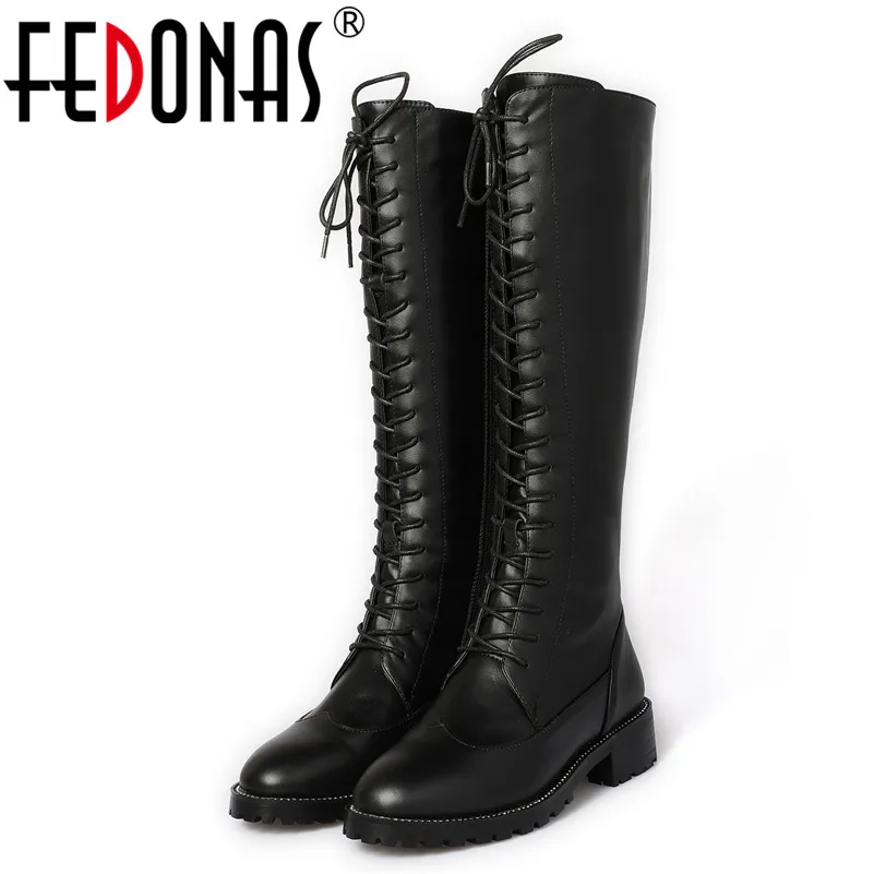 FEDONAS/качественная обувь из натуральной кожи на высоком каблуке для вечеринок