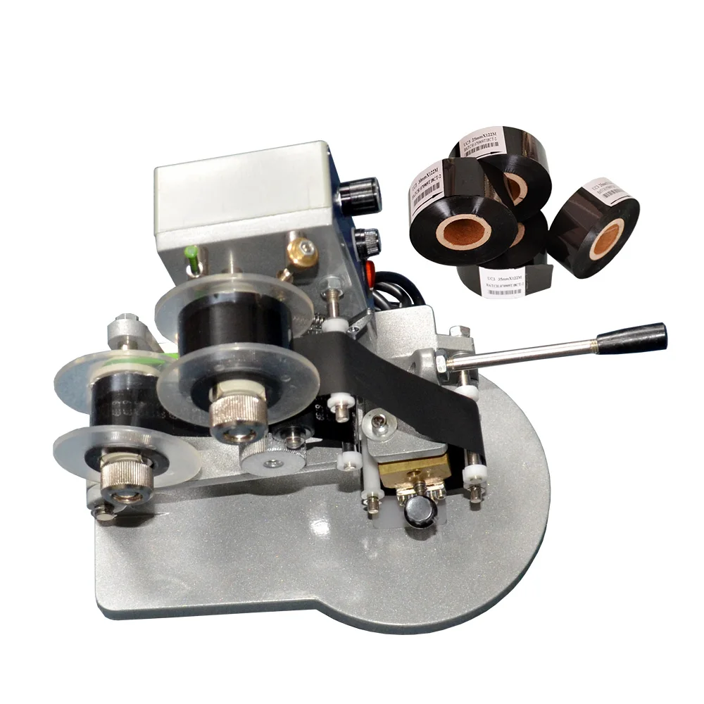 

Manual type manufacture date printer for plastic packaging bags