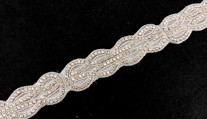 Аксессуары для свадебного костюма 4 см длина 1 ярд|iron on trim|beaded applique trimcostume trim |