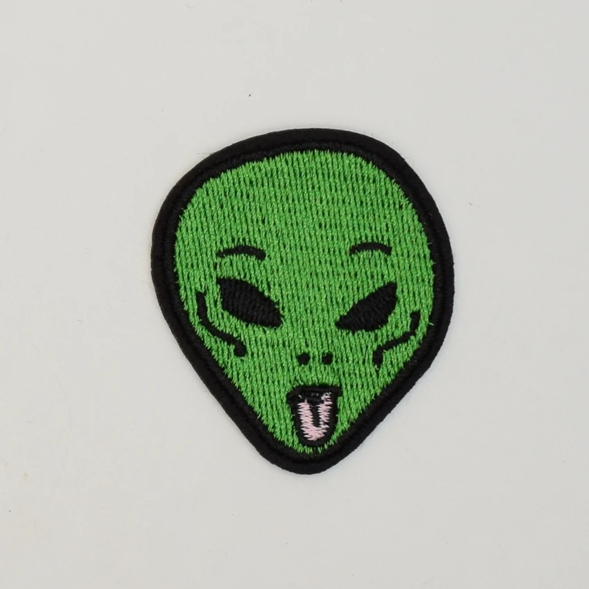 2Pcs Alien Kid Baby Jacket T-shirt Patch Sew Iron on Embroidered Sign Badge Costum Gift Craft Kids Clothing Hat Bag Decor | Дом и сад
