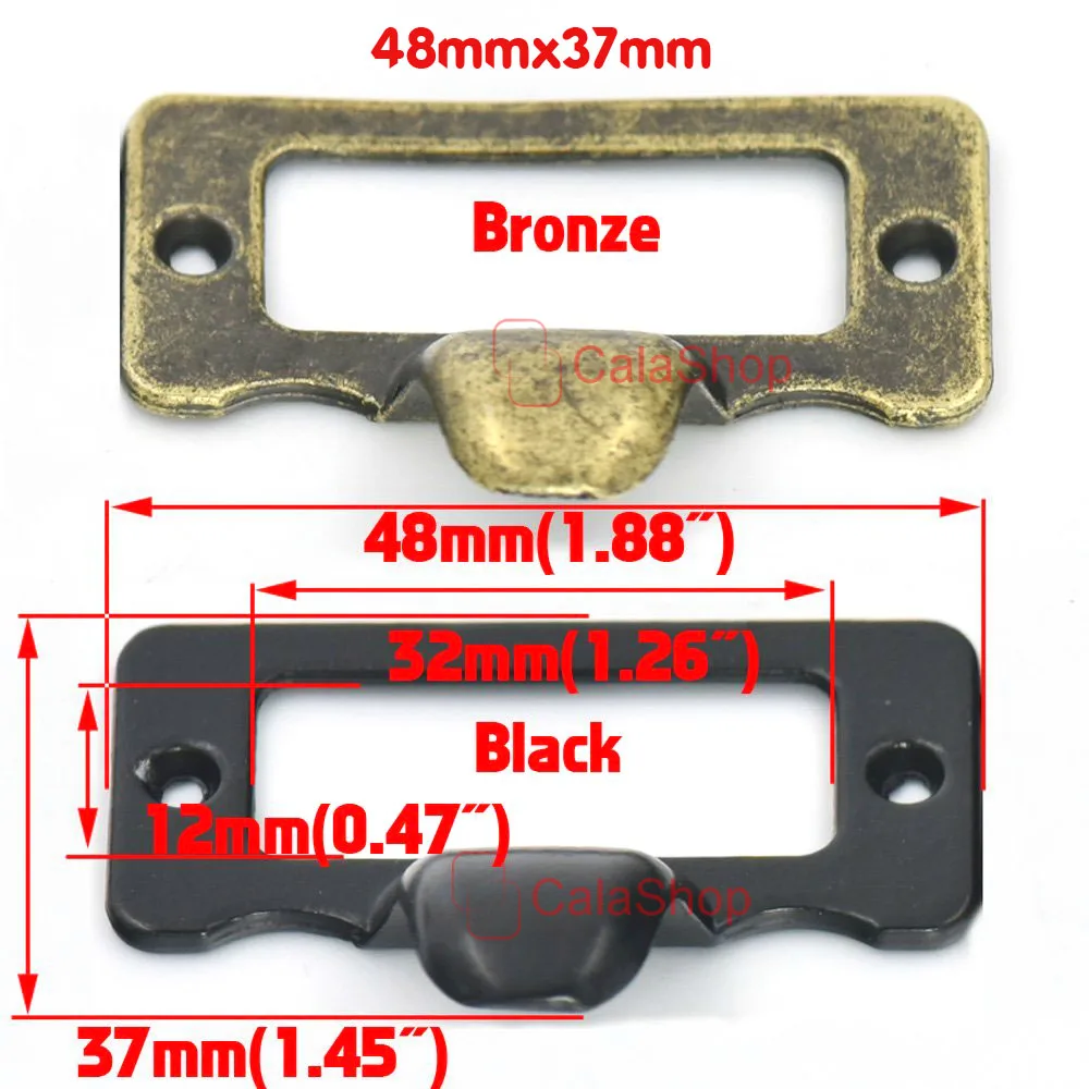 5 шт./лот бирка для ящика Офисная папка ручка домашнего шкафа держатель карт с