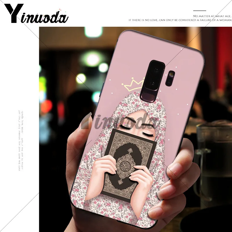 Yinuoda мусульман, Gril/глаза корпус под плетенную сумку чехол для телефона для samsung S9 S9 плюс S5 S6 S6edge S6plus S7 S7edge S8 S8plus