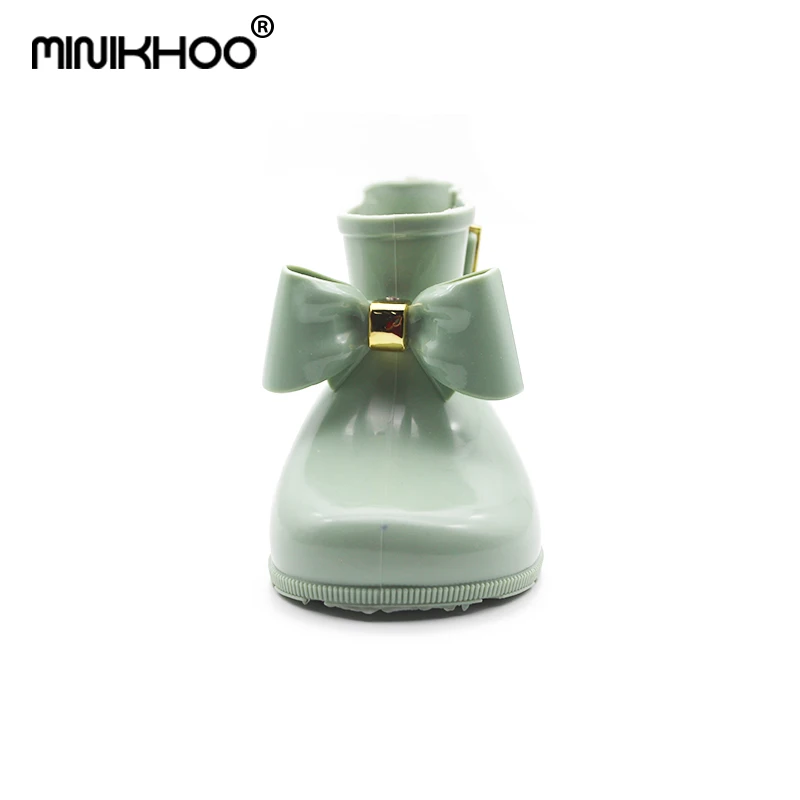 Мини Мелисса 2018 дети лук бабочка обувь для девочек желе Нескользящие воды