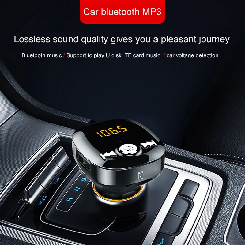 FDOMAIN 2019 авто bluetooth 5 0 Автомобильный MP3 плеер комплект громкой связи беспроводной fm передатчик 5V 3.1A быстрое