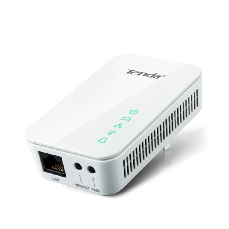 Tenda PA202 беспроводной Powerline расширение Ethernet адаптер проводной PLC Powerline адаптер, высокая совместимость с Wi-Fi роутером/ноутбуком