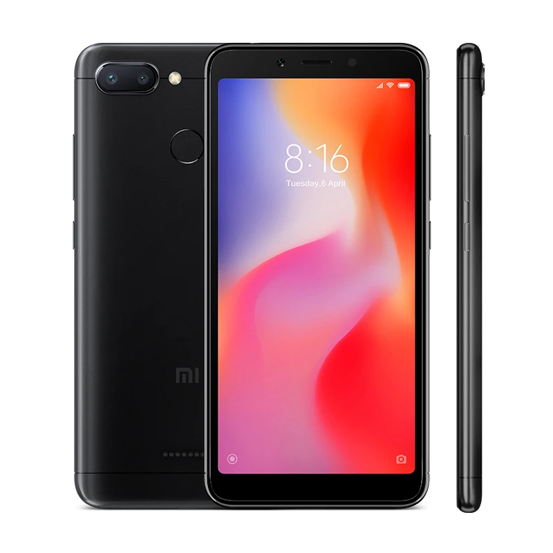 В наличии Глобальный Версия Xiaomi Redmi 6 4 ГБ 64 MTK Helio P22 Octa Core 5 45 &quotполный Экран 12MP + 5MP AI