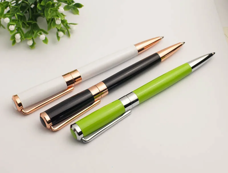 

Luxury Metals Green Ballpoint Pen,Office & School Supplies Marry Gift Free Customize LOGO