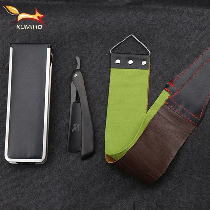 Парикмахерская бритва KUMIHO с деревянной складной ручкой лезвие для прямого лица