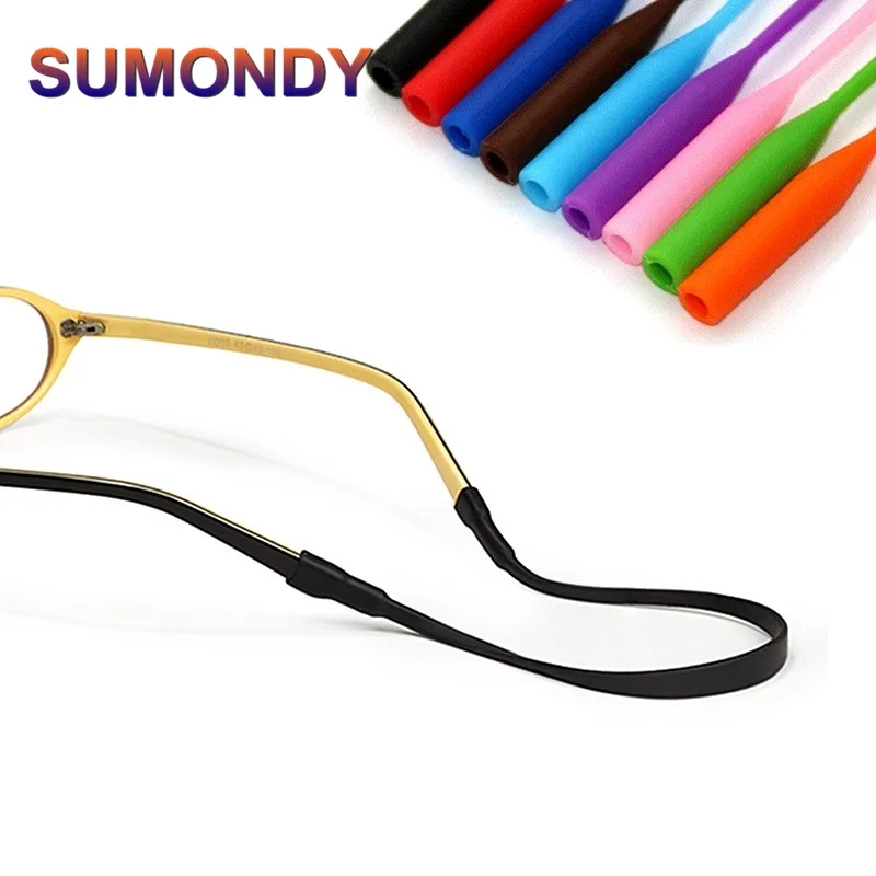 SUMONDY 3 шт./лот детские мягкие эластичные силиконовые Нескользящие очки веревка