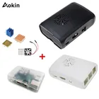 Чехол для Raspberry Pi, защитный чехол, чехол из АБС-пластика с мини охлаждающим вентилятором, радиатор для Raspberry Pi 2, Модель B Plus +