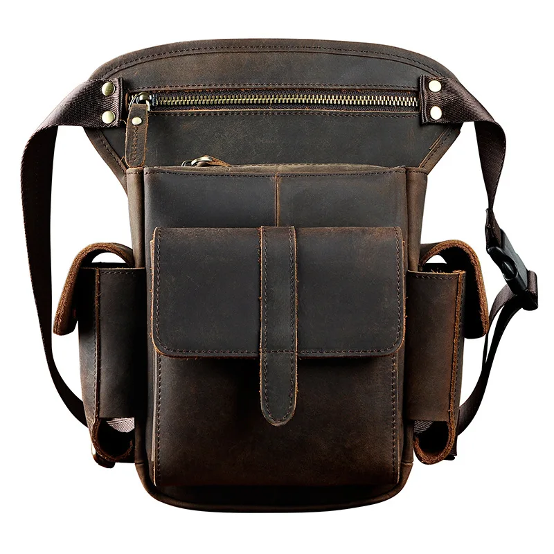 Натуральная кожа дизайн многофункциональная мужская сумка через плечо модная