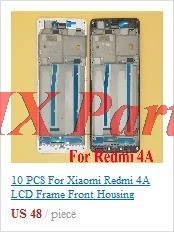 Для Xiaomi RedRice Redmi 4X Оригинальная передняя рамка Корпус ЖК-экран держатель рамка запасные части