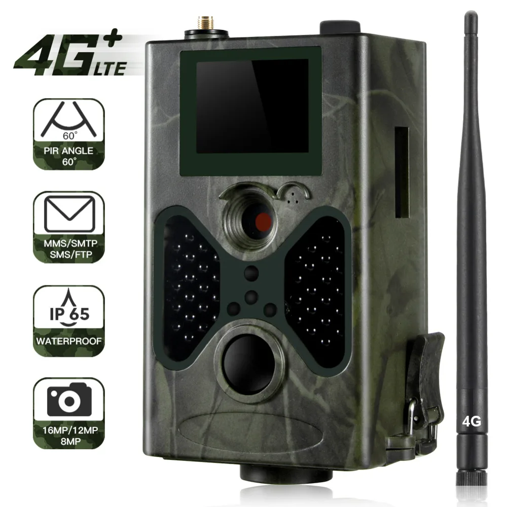 Suntekcam HC-330LTE, 4G, Охотничья камера, 64 ГБ, камера слежения, 16 МП, 1080 P, SMTP, SMS, инфракрасная камера, s IR, Дикая камера, s, фото-ловушки