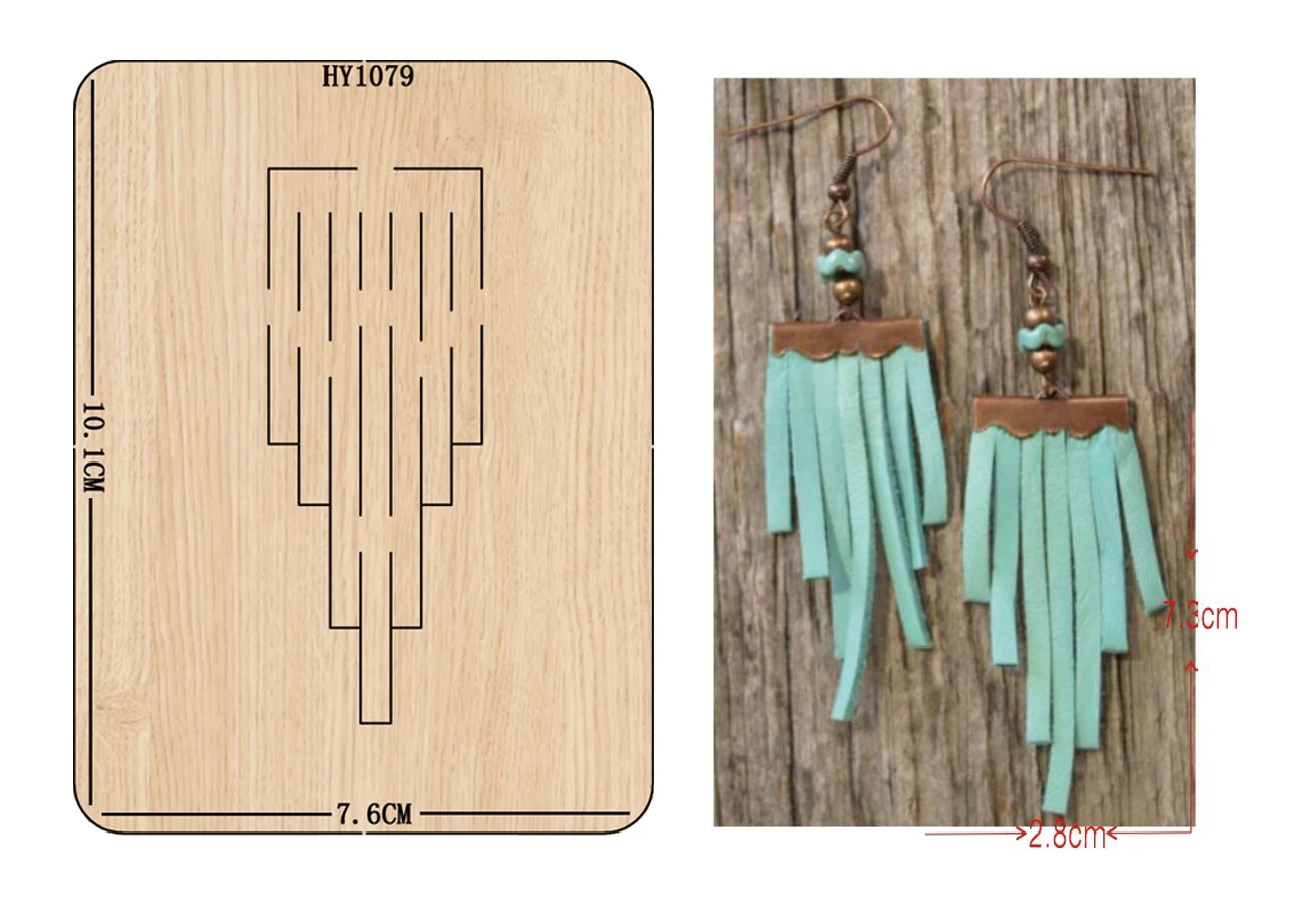 

earrings cutting dies 2019 die cut & wooden dies Suitable for common die cutting machines on the marke