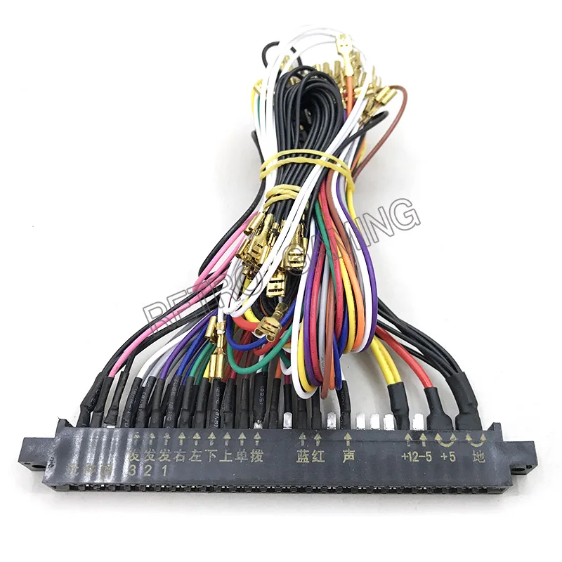 10 шт Jamma жгут 28 pin с 5 6 кнопками провода экшен кнопка для шасси аркадная игра