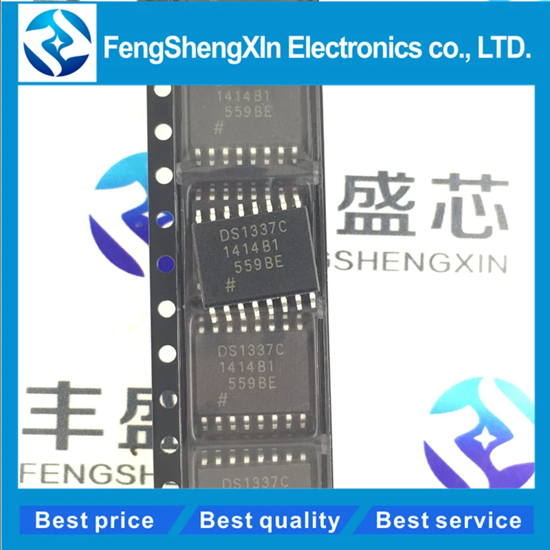 

10pcs/lot DS1337 DS1337C SOP16 I2C Serial Real-Time Clock