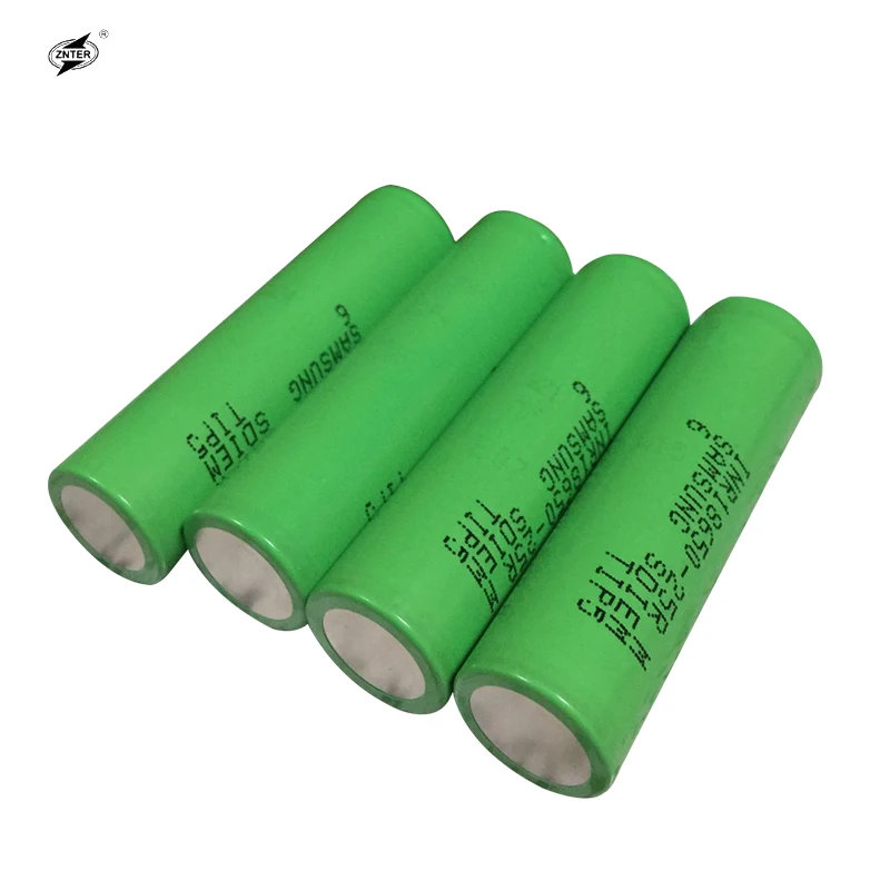 ZNTER 100% Оригинал 3 7 V INR18650 25RM 35A 18650 батарея для Samsung 2500mAh литий ионная игрушечного