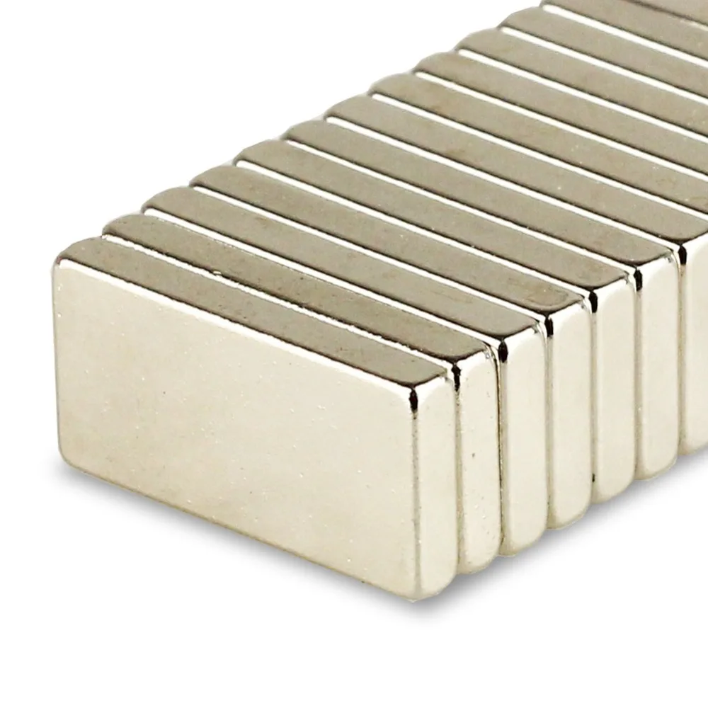 OMO Magnetics 100 шт. супер сильный блок магнит 20x10x3 мм Редкоземельные неодимовые магниты