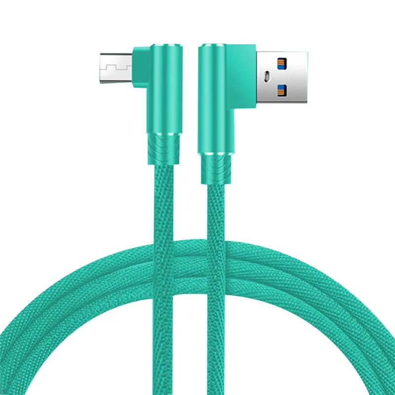 Micro USB кабель для быстрой зарядки и передачи данных Snyc 90 градусов льняная плетеная линия передачи данных для Android samsung huawei Xiaomi