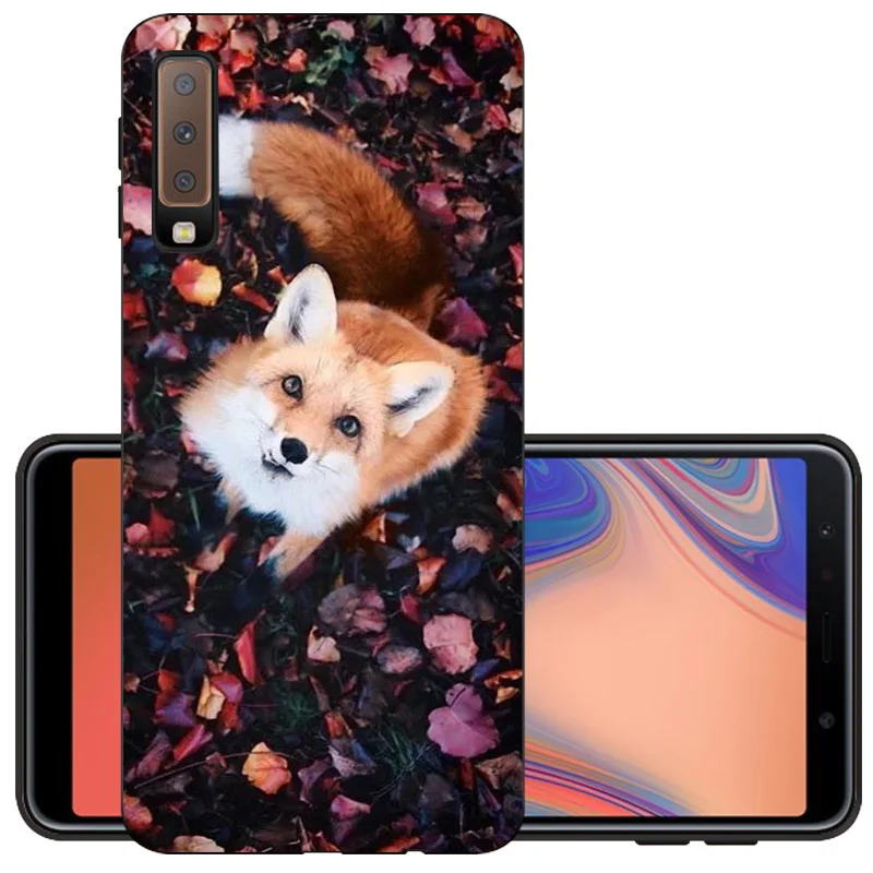 LYT CROWNPRO A7 TPU чехол для samsung Galaxy A 7 A750 мягкий чехол для телефона SM-A750F задняя крышка Черный A7 6," матовый чехол - Цвет: LYT
