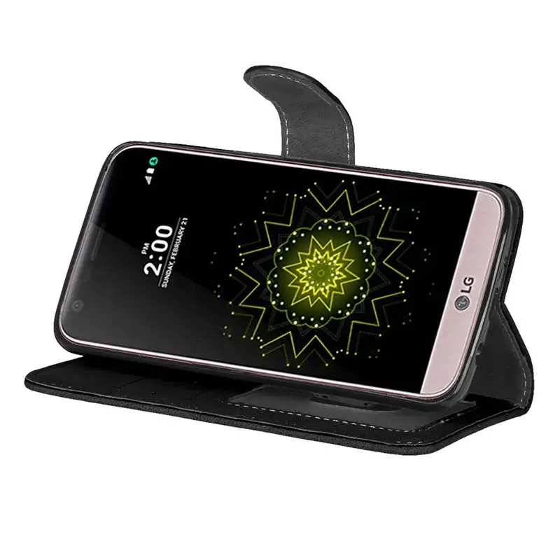 Кожаный чехол для LG K7 X210 X210DS MS330 Tribute 5 LS675 чехол-кошелек задняя крышка телефона с