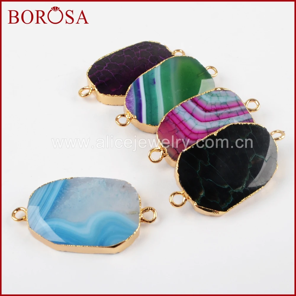BOROSA золотистого цвета полированная свободная форма Радужный оникс камни Друза