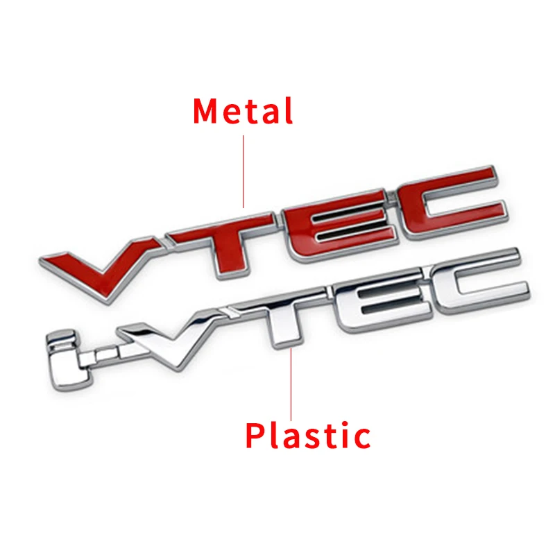 3D VTEC полностью металлический сплав цинка автомобильный Стайлинг рестайлинг