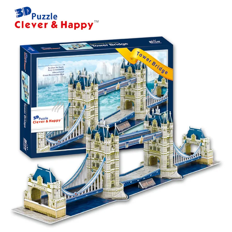 3d головоломка clever & happy land новая модель для взрослых обучающая и образовательная