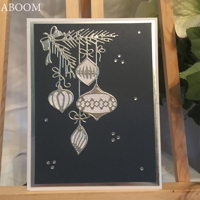 ABOOM Горячие DIY Дерево листья металла резки штампы для Скрапбукинг фото открытки в