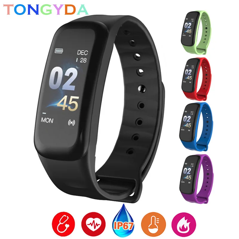 Смарт-Браслет Смарт-часы Bluetooth фитнес-трекер водонепроницаемый шаг калории пульс