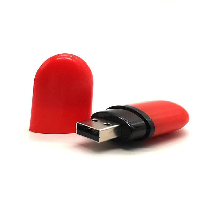 USB флешка 4 ГБ 8 16 32 64 чехол для помады usb флеш накопитель цветная карта памяти u диск