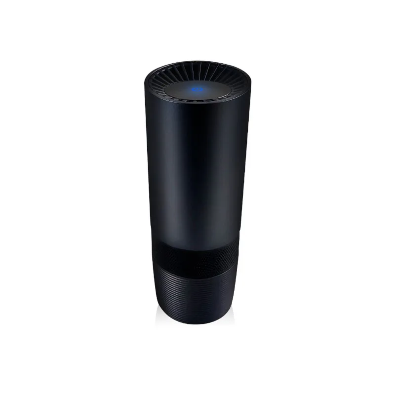 Черный GIAHOL мини портативный автомобильный очиститель воздуха Intelliget USB HEPA свежий воздух очиститель отрицательных ионов кислород удаляет PM2.5 запахи дыма черный - Цвет: Черный
