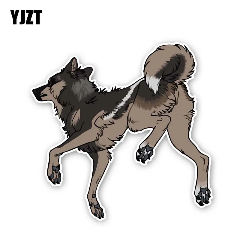 

YJZT 14.6CM*14.3CM A Strong Dog Originality PVC Car Sticker Decal 12-300441