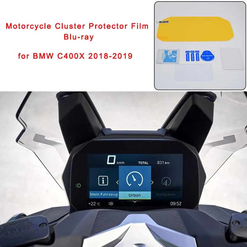 Для BMW 2018 2019 C400X C 400 X защитная пленка против царапин на мотоцикл Blu Ray Speedo Guard для