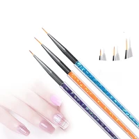gel nail brush nail art kolinsky acrylic nail brush superfine stripe thin nails brushes for painting manicure brush