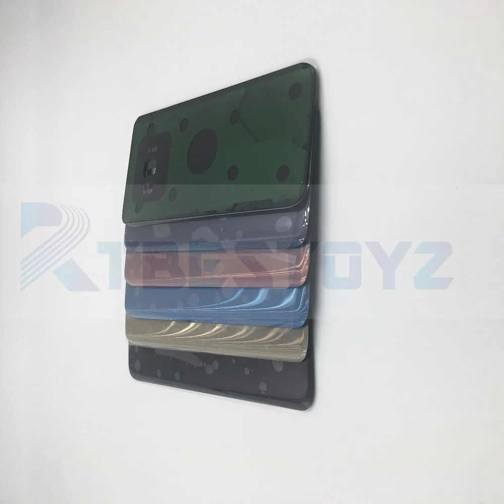 RTBESTOYZ 10 шт./лот Замена для Samsung Galaxy S8 G950 G950F Задняя крышка батареи Дверь стеклянная