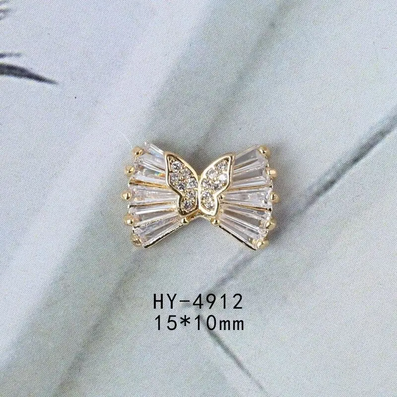4912 20 шт./упак. класса люкс с подвесками из сплава циркония, 3D нейл-арта украшения Золотой Классический Ювелирные изделия из кристаллов Маникюр Аксессуары для телефонов - Цвет: 4912