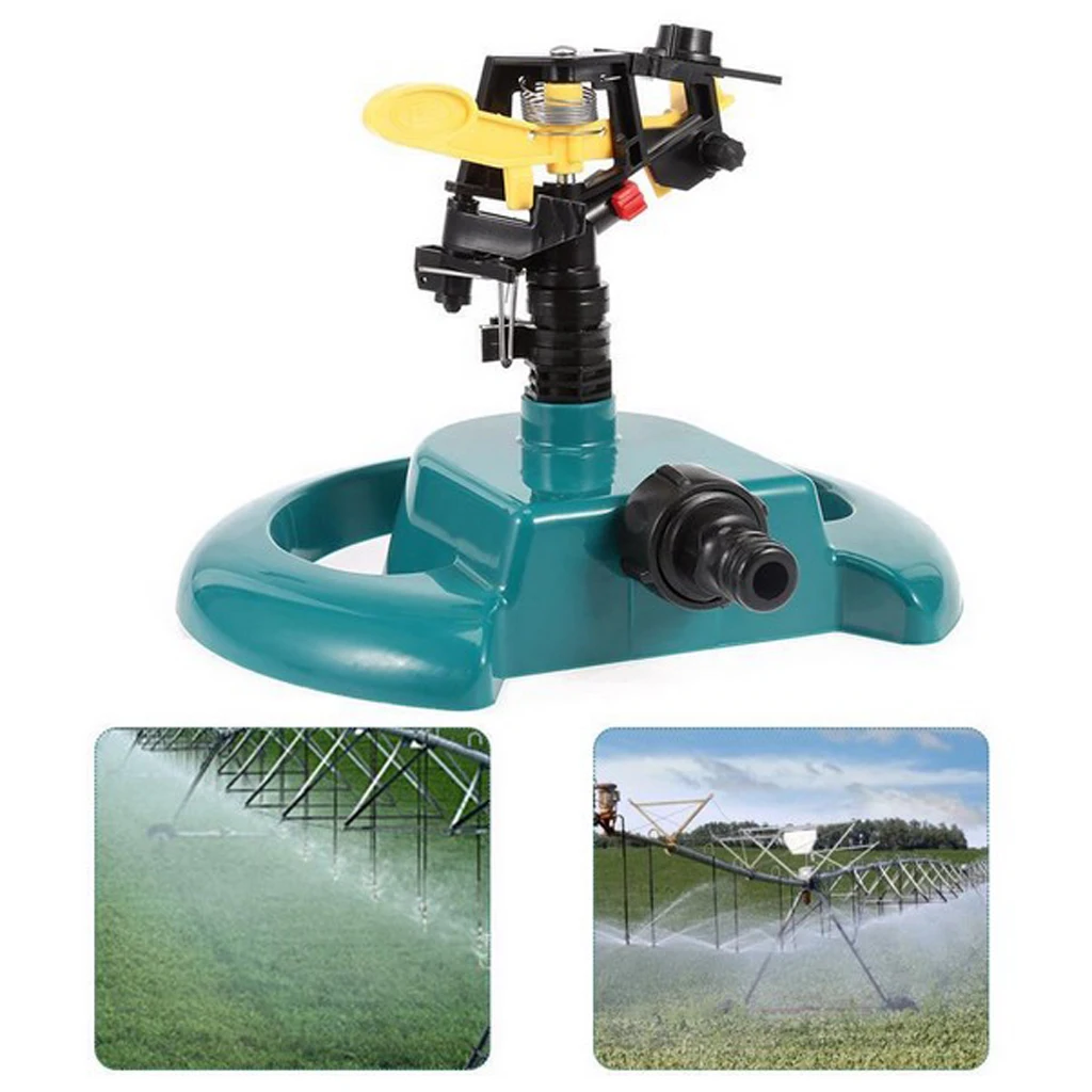 

360° Sprinkler Garden Lawn Yard Watering Irrigation Spray Head with Base #2