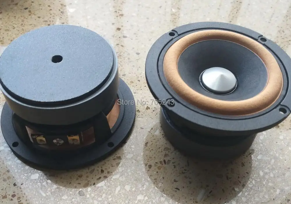 2 шт. Hi Fi 3 дюймов полный спектр fullrange динамик НЧ diatone P310 8ohm|Аксессуары для