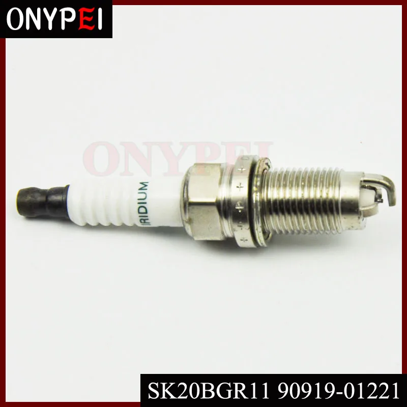 4 шт. иридиевая Свеча зажигания 90919 01221 SK20BGR11 для Toyota Avensis RAV4 Vista чехол 9091901221|plug|plug spark