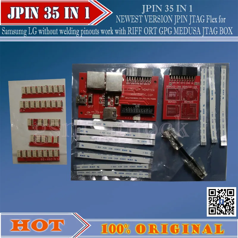 Gsmjustoncct новейшие легко jpin 33 в 1 для RIFF ОРТ GPG MEDUSA JTAG коробка/Unlock & Flash и ремонт