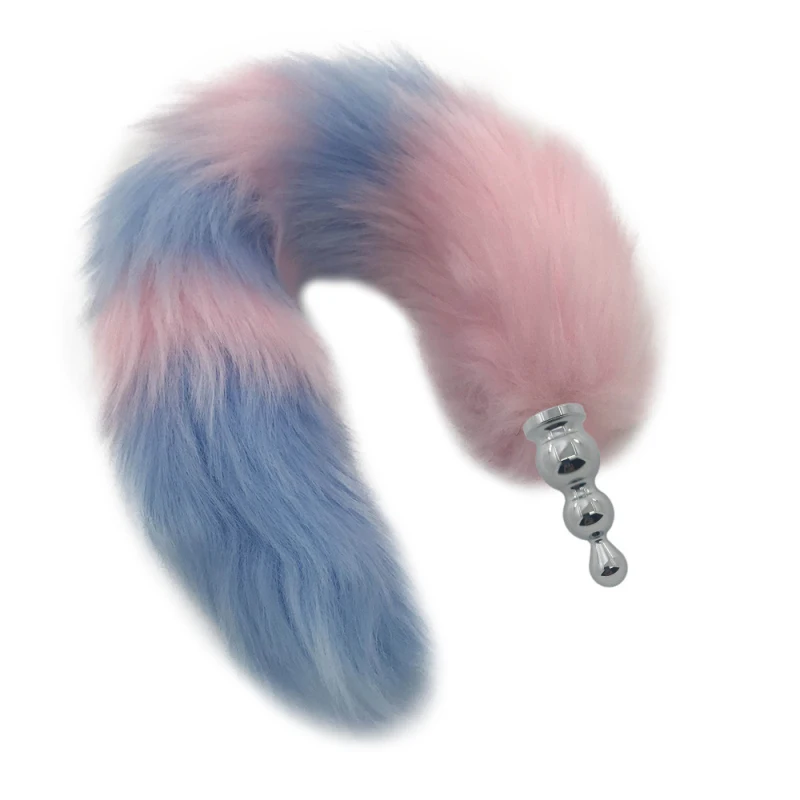 Anal Plug Big Smooth Anus Bead Fur Butt Tail Fox Sex Toys for Women Men Products Exotic Accessories H8-227F | Красота и здоровье - Фото №1